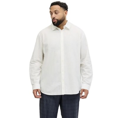 риза,с,дълъг,ръкав,дамски,ризи,мъжки,ризи,jack,&,jones,ebreeze,linen,blend,long,sleeve,shirt,white,(white)