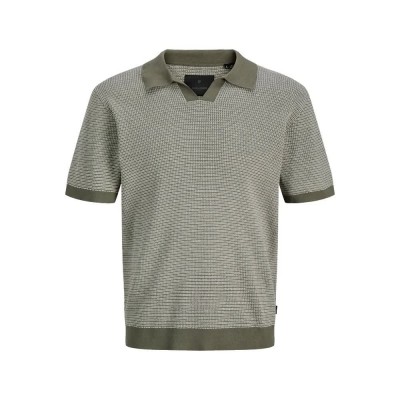 дамски,блузи,с,яка,мъжки,блузи,с,яка,jack,&,jones,hudson,knit,split,short,sleeve,polo,green,(smokey,olive,twist)