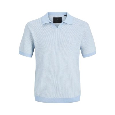 дамски,блузи,с,яка,мъжки,блузи,с,яка,jack,&,jones,hudson,knit,split,short,sleeve,polo,blue,(chambray,blue,twist)