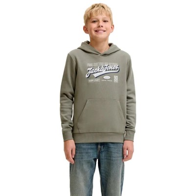 суичър,детски,блузи,jack,&,jones,logo,2col,hoodie,green,(vetiver)