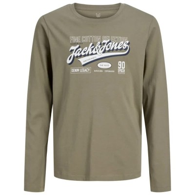 тениска,мъжки,тениски,дамски,тениски,jack,&,jones,logo,long,sleeve,t,shirt,green,(vetiver)