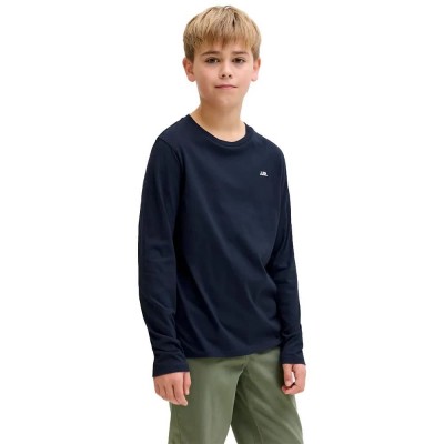 тениска,мъжки,тениски,дамски,тениски,jack,&,jones,rebbel,logo,long,sleeve,t,shirt,blue,(sky,captain)
