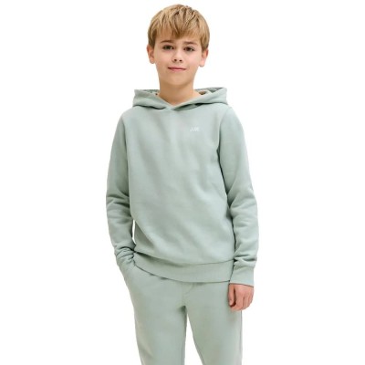 суичър,детски,блузи,jack,&,jones,rebel,logo,hoodie,green,(aqua,gray)