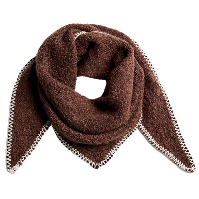 шал,ръкавици,шапки,и,шалове,pieces,pyron,mini,scarf,brown,(hot,fudge,contrast,stitch,birch)