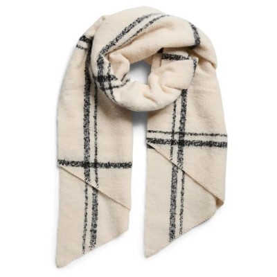 шал,ръкавици,шапки,и,шалове,pieces,pyron,scarf,beige,(whitecap,gray,black)