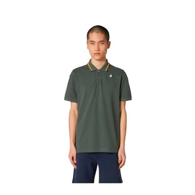дамски,блузи,с,яка,мъжки,блузи,с,яка,k,way,jud,short,sleeve,polo,green,(khaki)