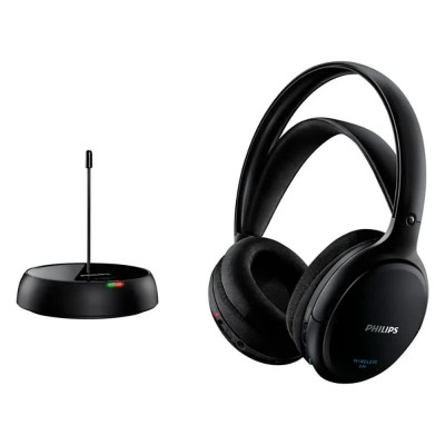 слушалки,слушалки,philips,shc5200,wireless,headphones,refurbished,black,(black)
