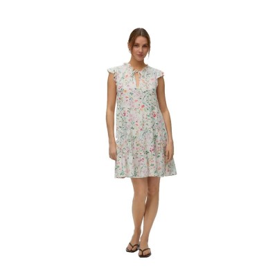 рокля,дамски,поли,и,рокли,vero,moda,alba,short,sleeve,short,dress,white,(snow,white,nelly)