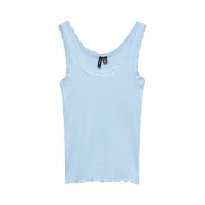 тениска,мъжки,тениски,дамски,тениски,vero,moda,nana,lace,sleeveless,t,shirt,blue,(ice,water)