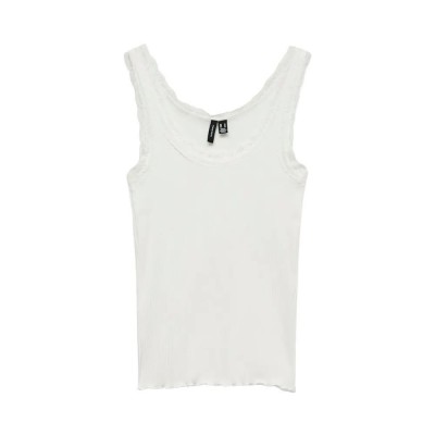 тениска,мъжки,тениски,дамски,тениски,vero,moda,nana,lace,sleeveless,t,shirt,white,(snow,white)