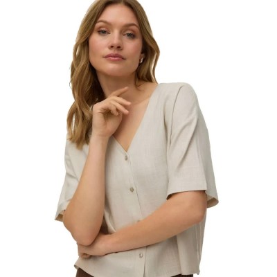 дамски,блузи,vero,moda,rosie,2,4,v,neck,short,sleeve,blouse,beige,(moonbeam)
