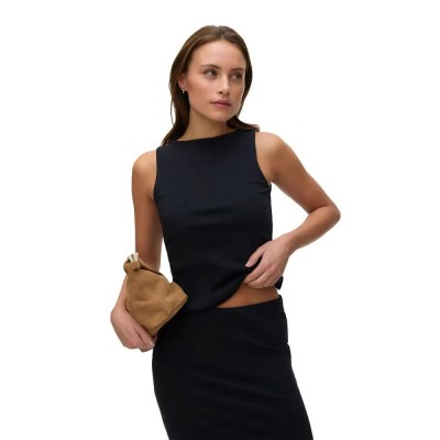 тениска,мъжки,тениски,дамски,тениски,vero,moda,ruby,sleeveless,t,shirt,black,(black)