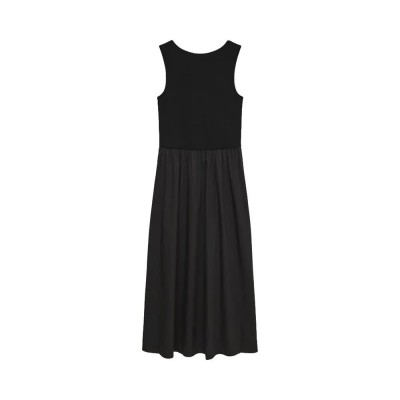 рокля,дамски,поли,и,рокли,vero,moda,vida,7,8,sleeveless,midi,dress,black,(black)