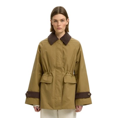 яке,мъжки,якета,дамски,якета,и,палта,selected,wilma,waxed,clair,jacket,brown,(tigers,eye)