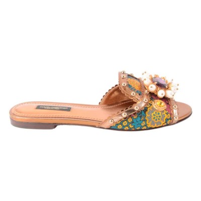 сандали,дамски,сандали,и,чехли,dolce,&,gabbana,737472,sandals,brown,(green)