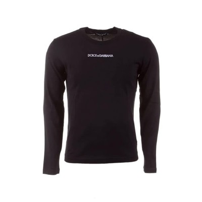 тениска,мъжки,тениски,дамски,тениски,dolce,&,gabbana,746934,long,sleeve,t,shirt,black,(black)