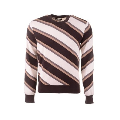 блуза,мъжки,пуловери,дамски,пуловери,dolce,&,gabbana,striped,sweater,brown,(brown)