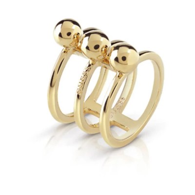 бижутерия,guess,influencer,ring,golden,(gold)