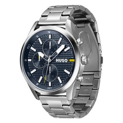 часовник,часовници,hugo,1530163,46mm,5atm,quartz,analogical,watch,silver,(grey,blue,mineral)