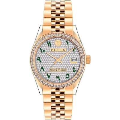 часовник,часовници,philipp,plein,pw2ba0223,38mm,5atm,quartz,analogical,woman,watch,golden,(golden,grey,mineral)