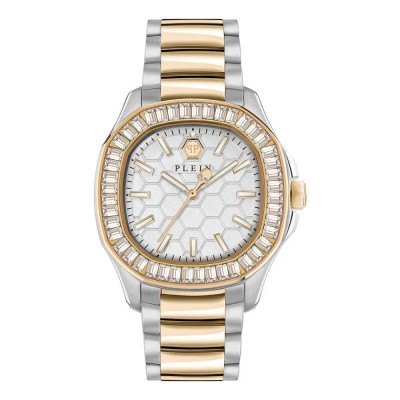 часовник,часовници,philipp,plein,pwtaa0523,38mm,5atm,quartz,analogical,woman,watch,golden,(golden,white,mineral)