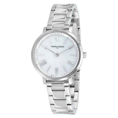 часовник,часовници,pierre,cardin,cbc.5002,32mm,3atm,quartz,analogical,woman,watch,silver,(grey,white,mineral)