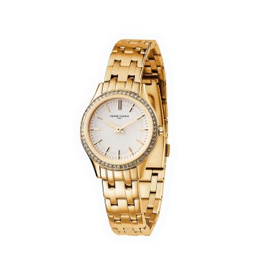 часовник,часовници,pierre,cardin,cf.0607.se.g,30mm,3atm,quartz,analogical,woman,watch,golden,(golden,white,mineral)