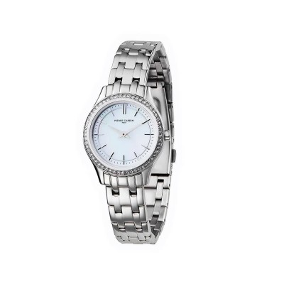 часовник,часовници,pierre,cardin,cf.0611.sj,30mm,3atm,quartz,analogical,woman,watch,grey,(grey,white,mineral)