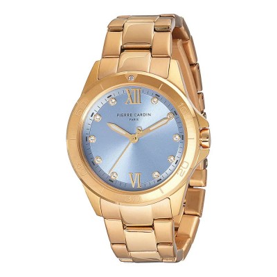 часовник,часовници,pierre,cardin,cf.1009.mg.2,34mm,3atm,quartz,analogical,woman,watch,golden,(golden,purple,mineral)