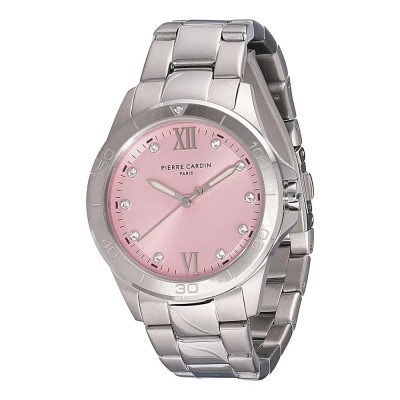 часовник,часовници,pierre,cardin,cf.1009.ms.1,34mm,3atm,quartz,analogical,woman,watch,silver,(grey,pink,mineral)