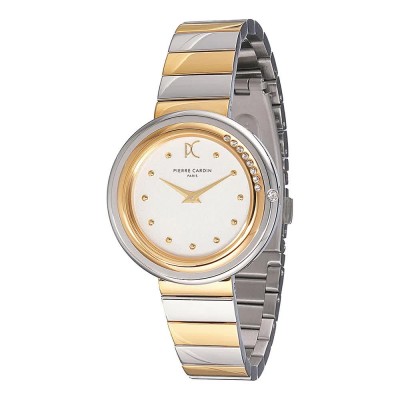 часовник,часовници,pierre,cardin,cf.1010.mu.2,32mm,3atm,quartz,analogical,woman,watch,golden,(multicolor,white,mineral)