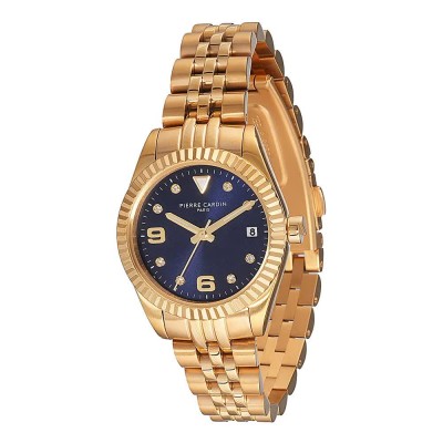 часовник,часовници,pierre,cardin,cf.1012.mg.3,28mm,3atm,quartz,analogical,woman,watch,golden,(golden,blue,mineral)