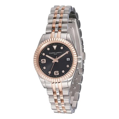 часовник,часовници,pierre,cardin,cf.1012.mu.1,28mm,3atm,quartz,analogical,woman,watch,silver,(grey,black,mineral)