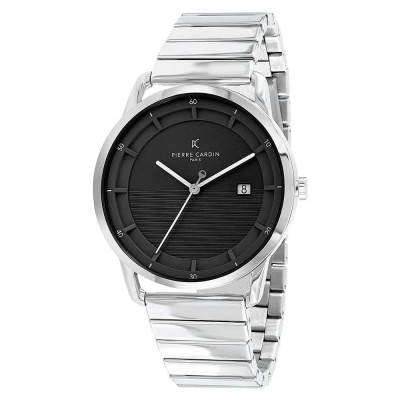 часовник,часовници,pierre,cardin,clc.6006,43mm,3atm,quartz,analogical,watch,silver,(grey,black,mineral)