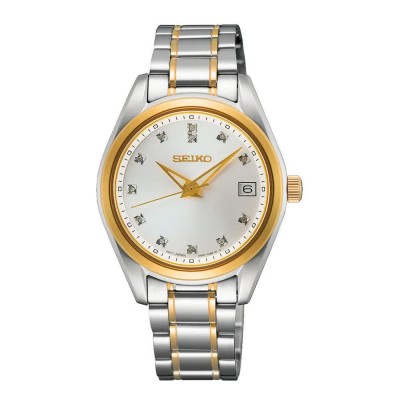 часовник,часовници,seiko,sur582p1,32mm,10atm,quartz,analogical,woman,watch,golden,(grey,grey,sapphire)