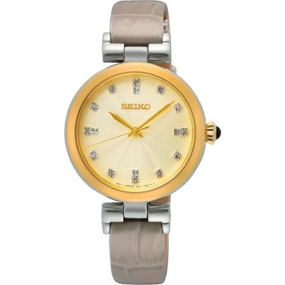 часовник,часовници,seiko,srz546p1,30mm,5atm,quartz,analogical,woman,watch,golden,(grey,golden,sapphire)