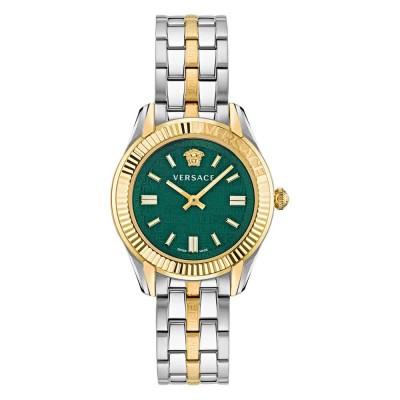 часовник,часовници,versace,ve6c00423,35mm,5atm,quartz,analogical,woman,watch,golden,(grey,green,sapphire)