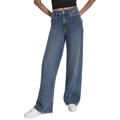 дънки,мъжки,панталони,дамски,панталони,dkny,dw2100245,high,waist,jeans,blue,(richmond)