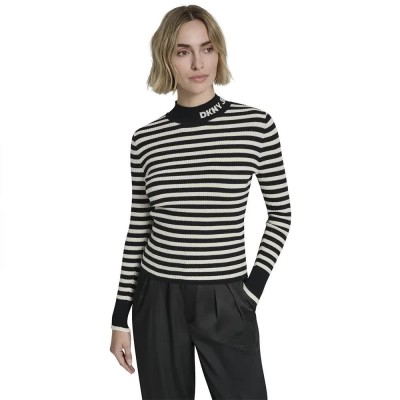 блуза,мъжки,пуловери,дамски,пуловери,dkny,dw7000639,sweater,black,(black,eggnog,silver)