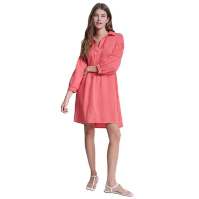 рокля,дамски,поли,и,рокли,dkny,dw9500742,dress,pink,(sunkissed)