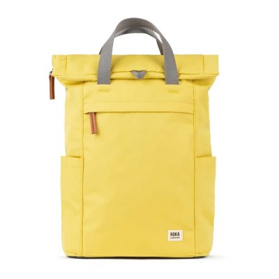 раница,раници,roka,london,finchley,a,recycled,canvas,15l,backpack,yellow,(lemonade)