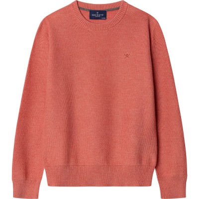 блуза,мъжки,пуловери,дамски,пуловери,hackett,honeycomb,crew,sweater,orange,(apricot,orange)