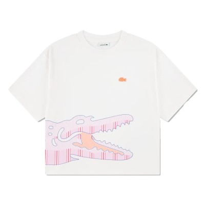 детска,тениска,мъжки,тениски,дамски,тениски,lacoste,kids,347563,short,sleeve,t,shirt,white,(farine)