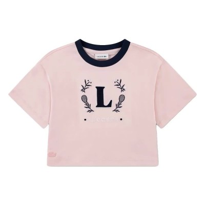 детска,тениска,мъжки,тениски,дамски,тениски,lacoste,kids,347620,short,sleeve,t,shirt,pink,(nidus)