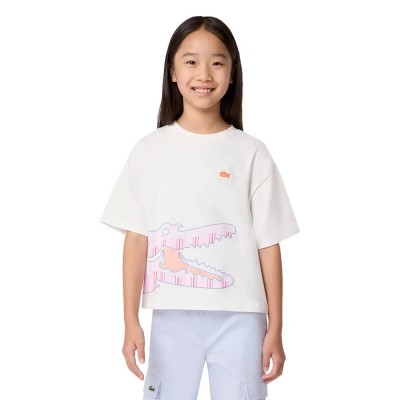 детска,тениска,мъжки,тениски,дамски,тениски,lacoste,kids,447563,short,sleeve,t,shirt,white,(farine)