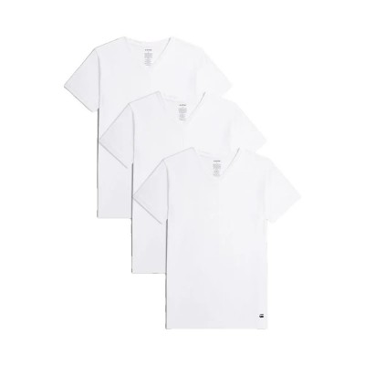 мъжко,бельо,g,star,d29421,01,short,sleeve,v,neck,base,layer,3,units,white,(bright,white)