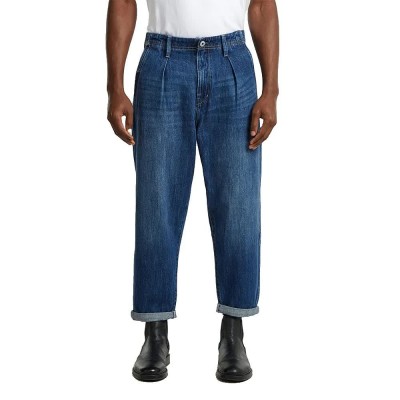 дънки,мъжки,панталони,дамски,панталони,g,star,pleated,chino,relaxed,tapered,fit,jeans,blue,(worn,in,blue,veil)