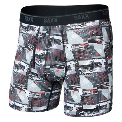 боксерки,мъжко,бельо,saxx,underwear,quest,quick,dry,mesh,boxers,multicolor,(winter,trek,black)