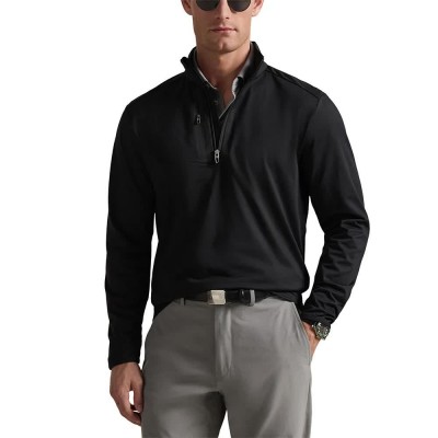 блуза,мъжки,пуловери,дамски,пуловери,polo,ralph,lauren,785964032,half,zip,sweater,black,(polo,black)