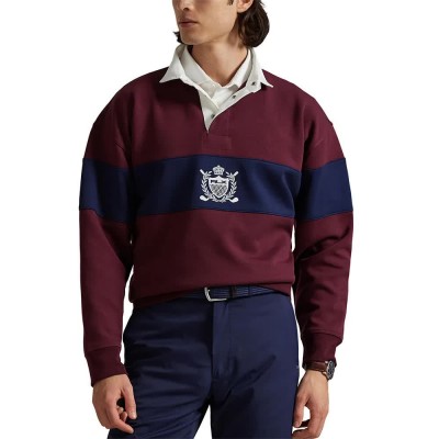 блуза,с,яка,мъжки,пуловери,polo,ralph,lauren,785a82973,sweatshirt,red,(rich,ruby,refined,navy)